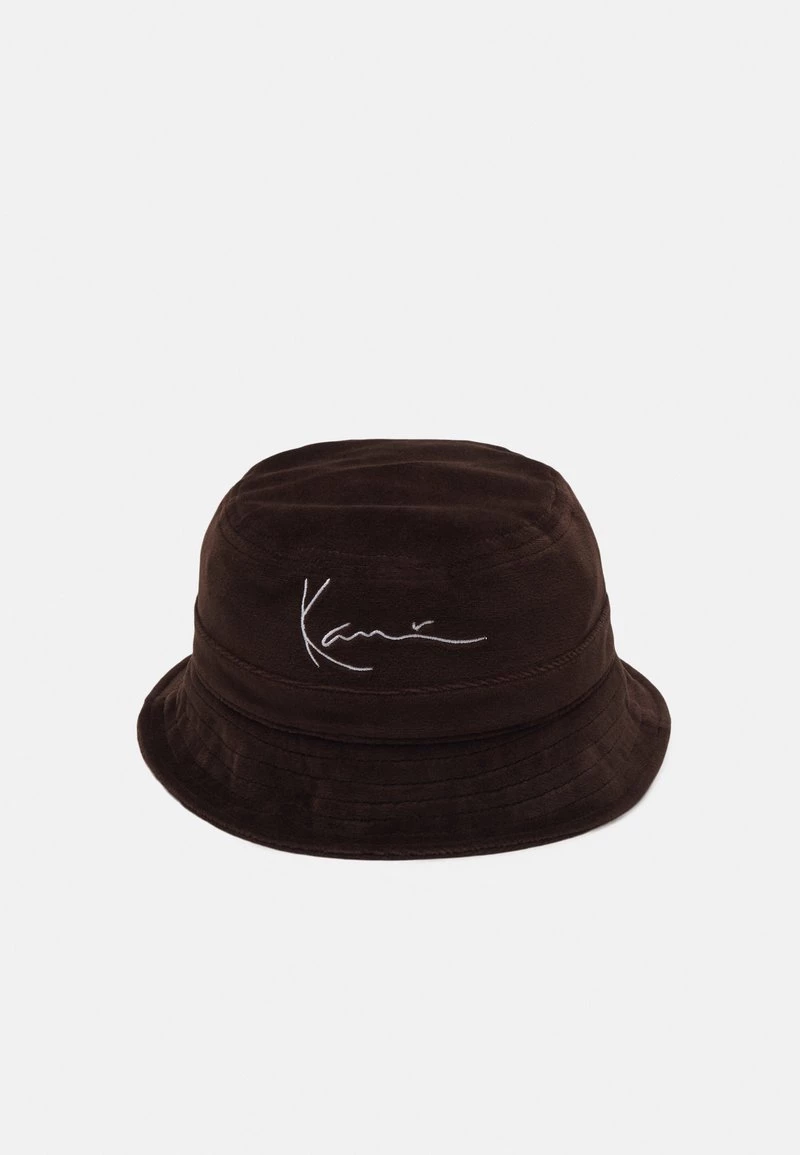 Nuovo di zecca π₯ Karl Kani SIGNATURE BUCKET HAT UNISEX - Cappello - Dark Brown π 3 Nuovo di zecca π₯ Karl Kani SIGNATURE BUCKET HAT UNISEX - Cappello - Dark Brown π