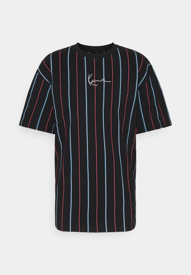 Migliore vendita π Karl Kani SMALL SIGNATURE PINSTRIPE TEE - T-shirt Con Stampa - Black, Uomo π 8 Migliore vendita π Karl Kani SMALL SIGNATURE PINSTRIPE TEE - T-shirt Con Stampa - Black, Uomo π - immagine 6