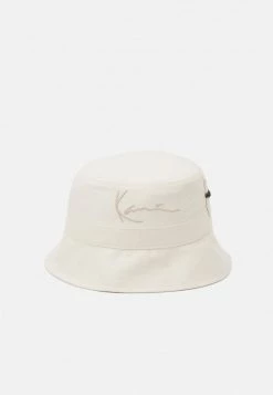 Vendita calda π Karl Kani SIGNATURE ZIP BUCKET HAT UNISEX - Cappello - Cream π§¨