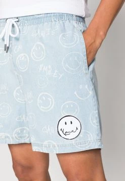 Miglior prezzo ⭐ KARL KANI X SMILEY® SIGNATURE RESORT - Shorts - Bleached Blue, Uomo 😉 -Sconto Karl Kani in Italia aef6813e76094e4ab549c73b1293d39b