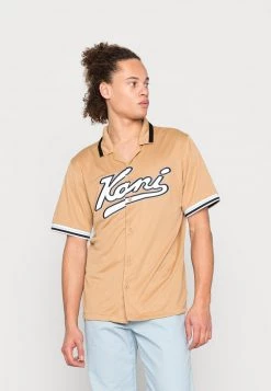 Miglior offerta π Karl Kani VARSITY βΎ BASEBALL - Camicia - Sand, Uomo π
