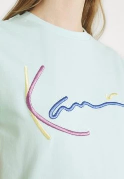 Vendita calda 🔥 Karl Kani SIGNATURE TEE - T-shirt Con Stampa - Mint, Donna 👏 -Sconto Karl Kani in Italia b394788196d845a1bb362bb18a2a32ad