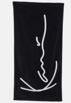 Nuovo β Karl Kani SIGNATURE TOWEL - Telo Mare - Black/white, Uomo π―