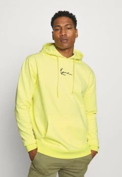 Sconto 😉 Karl Kani SIGNATURE WASHED HOODIE UNISEX - Felpa - Light Yellow 🧨