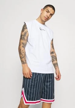 Bilancio π Karl Kani SMALL SIGNATURE TEE - Top - White, Uomo π