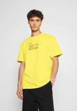A buon mercato 🔔 Karl Kani SIGNATURE TEE UNISEX - T-shirt Con Stampa - Yellow 👏