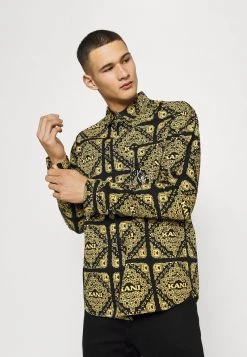A buon mercato 🌟 Karl Kani CHEST SIGNATURE LOGO UNISEX - Camicia - Black 🧨 -Sconto Karl Kani in Italia bd912ee9528143d0809c060eabbdc707