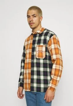 Offerte 🔥 Karl Kani SMALL SIGNATURE BLOCK UNISEX - Camicia - Black 😍