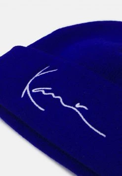 Buono 👍 Karl Kani SIGNATURE FISHERMAN BEANIE UNSIEX - Berretto - Blue, Unisex 👍 -Sconto Karl Kani in Italia c27676f9892741c4826254b4d1d9f1b1