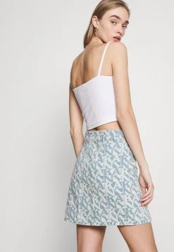 Nuovo di zecca 🔥 Karl Kani 👗 SKIRT - Minigonna - Light Blue, Donna 😀 -Sconto Karl Kani in Italia c405d841e9c84ccf917051edbe29f1a3
