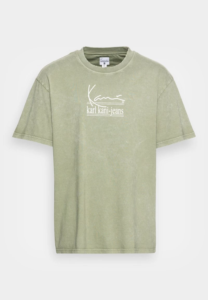 Promo π Karl Kani SIGNATURE TEE UNISEX - T-shirt Con Stampa - Military Green π 6 Promo π Karl Kani SIGNATURE TEE UNISEX - T-shirt Con Stampa - Military Green π - immagine 4