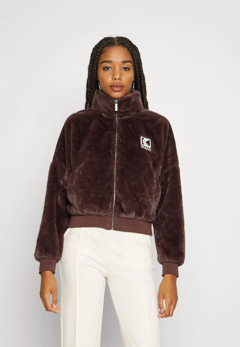 Promo π Karl Kani SIGNATURE JACKET - Giacca In Pile - Brown, Donna π― 3 Promo π Karl Kani SIGNATURE JACKET - Giacca In Pile - Brown, Donna π―