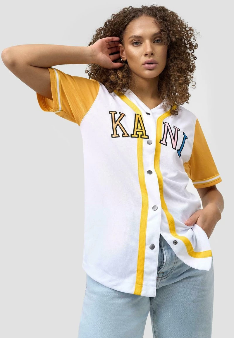 Vendita calda ✨ Karl Kani Camicetta - White, Donna ✔️ 3 Vendita calda ✨ Karl Kani Camicetta - White, Donna ✔️