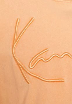 Nuovo di zecca 🌟 Karl Kani SIGNATURE DESTROYED TEE UNISEX - T-shirt Con Stampa - Light Orange 🔥 -Sconto Karl Kani in Italia cbfb07db025545faa6cd0771ab900813