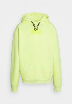 Offerte 😉 Karl Kani UNISEX SMALL SIGNATURE BOX HOODIE - Felpa Con Zip - Yellow 🔥