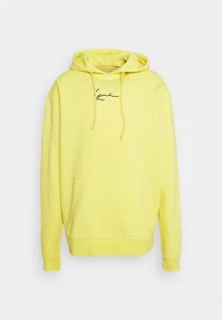Sconto 😉 Karl Kani SIGNATURE WASHED HOODIE UNISEX - Felpa - Light Yellow 🧨 -Sconto Karl Kani in Italia d2739065b64e4524bffe7cd530671121