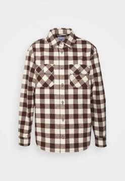 Bilancio ✔️ Karl Kani CHEST SIGNATURE FLANNEL - Camicia - Sand/brown, Donna 🧨 -Sconto Karl Kani in Italia d39ba3b713e64a228e6cc1ea6a27a385