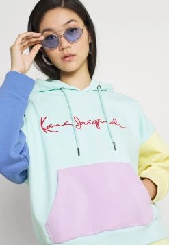 Nuovo di zecca ⌛ Karl Kani ORIGINALS BLOCK HOODIE - Felpa - Mint, Donna 🥰 -Sconto Karl Kani in Italia d4136424620b4790a0d3cd0af7325cd5
