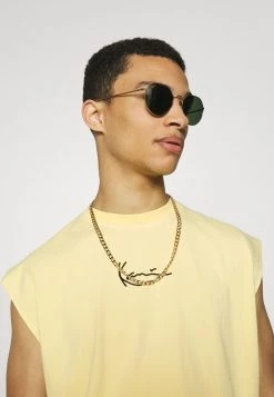 Promo 😀 Karl Kani SMALL SIGNATURE WASHED SLEEVELESS TEE - T-shirt Con Stampa - Light Yellow, Uomo ❤️ -Sconto Karl Kani in Italia d9ff0b35b6fb421dae2148bc3a8e4f71