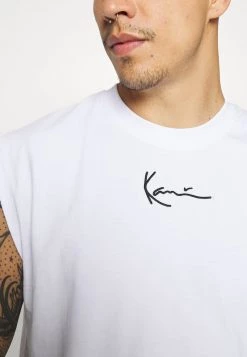 Bilancio 🔔 Karl Kani SMALL SIGNATURE TEE - Top - White, Uomo 😍 -Sconto Karl Kani in Italia dbca17c1503f4912b04f52bb3411065b