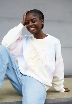 Buono βοΈ Karl Kani SIGNATURE CREW - Felpa - Multicolor, Donna π€©