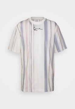Sconto ⌛ Karl Kani SMALL SIGNATURE TEE UNISEX - T-shirt Con Stampa - Cream 🎉