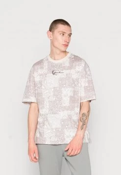 Bilancio 💯 Karl Kani SMALL SIGNATURE TEE LIGHT UNISEX - T-shirt Con Stampa - Sand ✨