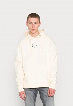Nuovo di zecca π Karl Kani SMALL SIGNATURE ESSENTIAL HOODIE UNISEX - Felpa - Cream π₯°