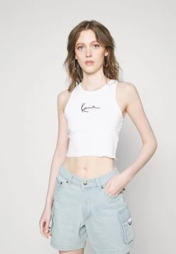 Le migliori recensioni di ⭐ Karl Kani SIGNATURE CROP - Top - White, Donna 🥰