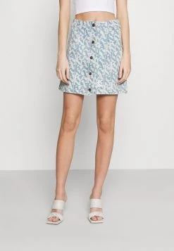 Nuovo di zecca π₯ Karl Kani π SKIRT - Minigonna - Light Blue, Donna π