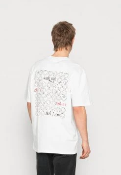 Buono 😀 KARL KANI X SMILEY® SMALL SIGNATURE PRINT TEE UNISEX - T-shirt Con Stampa - White 🤩