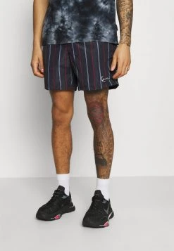 Miglior offerta 🌟 Karl Kani SMALL SIGNATURE PINSTRIPE - Shorts - Black, Uomo ✨