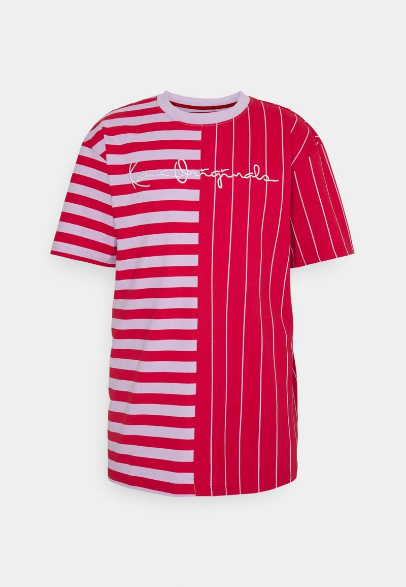 Miglior offerta π Karl Kani ORIGINALS BLOCK STRIPE TEE UNISEX - T-shirt Con Stampa - Red π 3 Miglior offerta π Karl Kani ORIGINALS BLOCK STRIPE TEE UNISEX - T-shirt Con Stampa - Red π