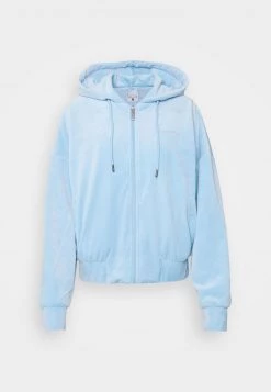 Migliore vendita 🧨 Karl Kani CHEST SIGNATURE JACKET - Felpa Con Zip - Light Blue, Donna ⌛ -Sconto Karl Kani in Italia f15b113c7d484ccfacfd277316c02a5c