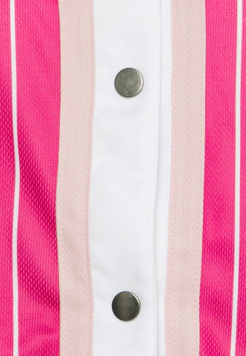 Nuovo π Karl Kani CHEST SIGNATURE PINSTRIPE βΎ BASEBALL - Felpa Con Zip - Pink, Donna π 5 Nuovo π Karl Kani CHEST SIGNATURE PINSTRIPE βΎ BASEBALL - Felpa Con Zip - Pink, Donna π - immagine 3