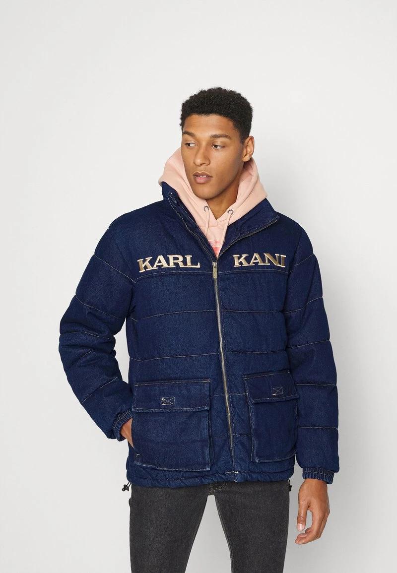 Miglior prezzo π Karl Kani UNISEX RETRO RINSED BLOCK PUFFER - Giacca Invernale - Blue π 5 Miglior prezzo π Karl Kani UNISEX RETRO RINSED BLOCK PUFFER - Giacca Invernale - Blue π - immagine 3