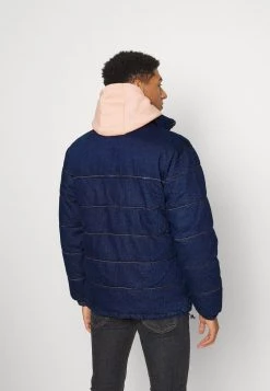 Miglior prezzo π Karl Kani UNISEX RETRO RINSED BLOCK PUFFER - Giacca Invernale - Blue π