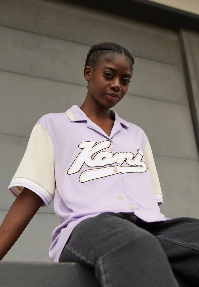 Bilancio π₯° Karl Kani VARSITY BLOCK βΎ BASEBALL - T-shirt Con Stampa - Purple, Donna π 6 Bilancio π₯° Karl Kani VARSITY BLOCK βΎ BASEBALL - T-shirt Con Stampa - Purple, Donna π - immagine 4