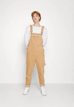 Sconto π Karl Kani RETRO DUNGAREE UNISEX - Pantaloni - Sand π