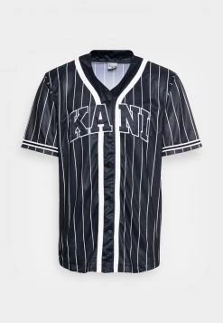 Sconto 🧨 Karl Kani SERIF ⚾ BASEBALL UNISEX - Cardigan - Black 😍 -Sconto Karl Kani in Italia f7d9d2562d5a43b0bc2589bb0855752f