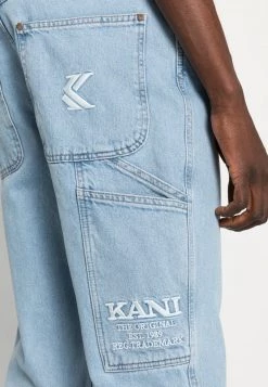Acquistare 🌟 Karl Kani RETRO TAPERED WORKWEAR - 👖 Jeans Tapered Fit - Light Blue, Uomo 👏 -Sconto Karl Kani in Italia f90ae73e59704c93b2d0d54a39553d42