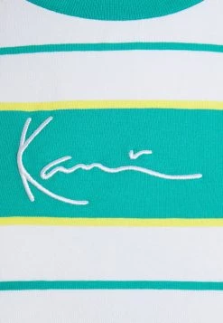 Buono β€οΈ Karl Kani SMALL SIGNATURE STRIPE TEE - T-shirt Con Stampa - Dark Mint, Donna π 21 Buono β€οΈ Karl Kani SMALL SIGNATURE STRIPE TEE - T-shirt Con Stampa - Dark Mint, Donna π -Sconto Karl Kani in Italia fce9828ad7b241d3a82d111d401780a8
